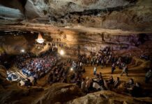 Du kan få en spektakulær konsertopplevelse i «Cumberland Caverns»